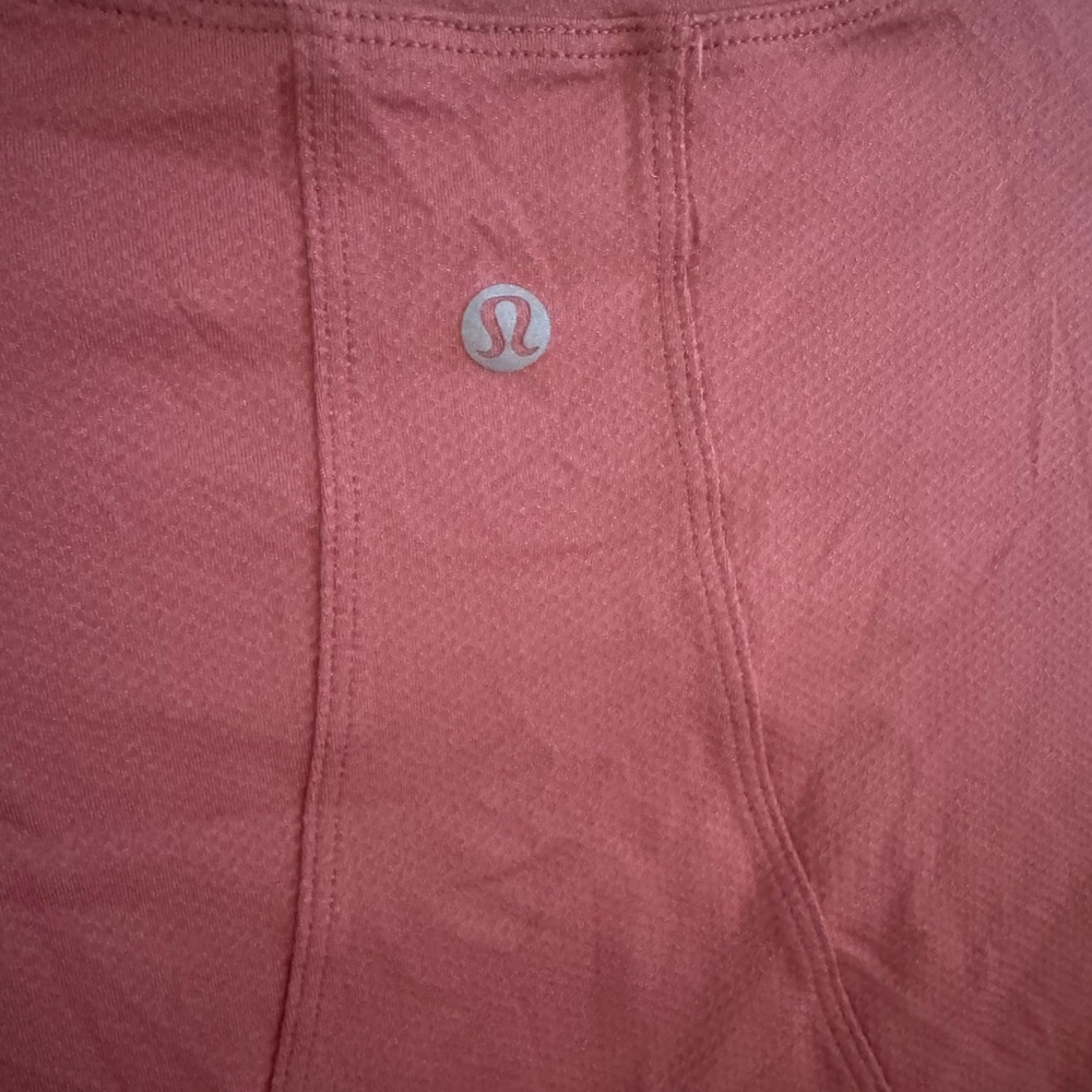 lululemon athletica Long Sleeve Top in Rust